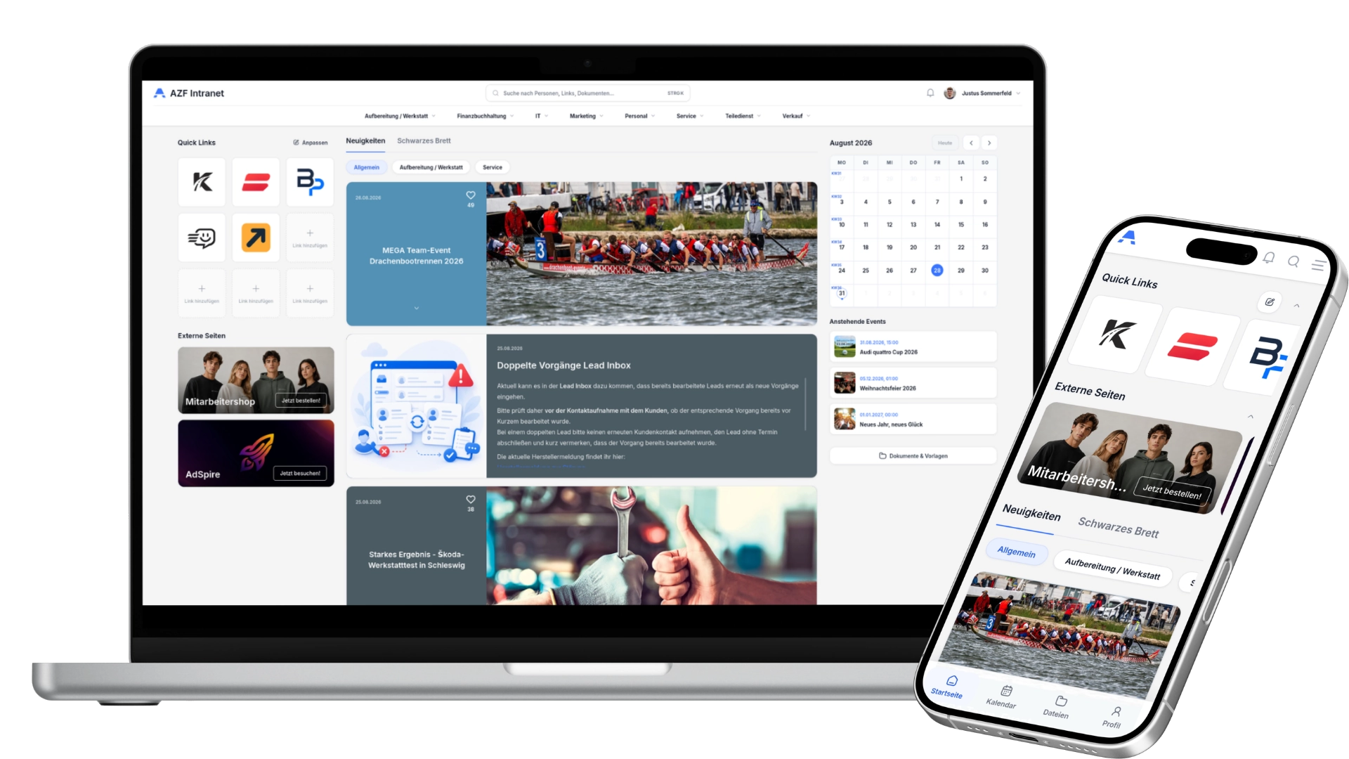 Intranet Mockup